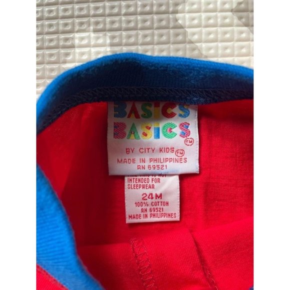 24M Basics Primary Color Jungle Animal Romper - Picture 6 of 6